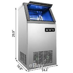 88lbs Commercial Ice Maker Ice Cube Making Machine 38PC Stores Restaurants 40kg