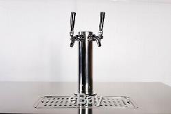 A. C. E. Commercial Kegerator/ Beer Dispenser, 60-Inch Wide, Double Tower, 4 Taps