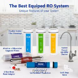 Alkaline Ultraviolet Reverse Osmosis Filtration System RO UV Alkaline 100 GDP