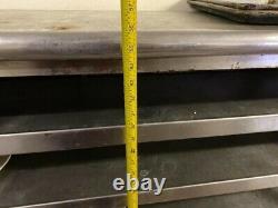 All Stainless Steel 11.5' long Commercial Dish Cabinet Storage