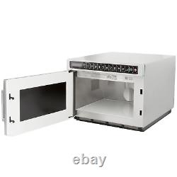 Amana Heavy Duty Stainless Steel Commercial Microwave with Solid Door 208/240V