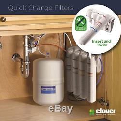 Aquverse Clover Easy-Install Compact Reverse Osmosis Drinking Water Filter Syste