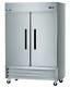 Arctic Air Af49 49cf 2 Door Stainless Steel Commercial Reach-in Freezer New