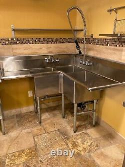 BK Resources stainless steel commercial kitchen sinks
