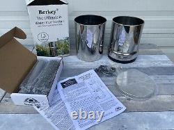 Berkey 1.5 Gallon Water Filters Stainless Steel+ black filter! New Open Box