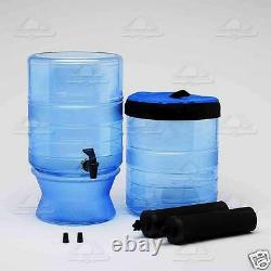 Berkey Light Water Filter Purify w 2 Black Filters + 2 PF2 Filters w Warranty