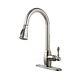 Best Commercial Stainless Steel Single Handle Pull Down Sprayer Kitchen Fauce