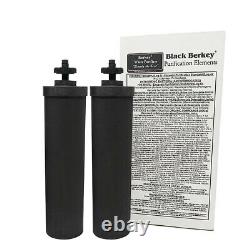 Big Berkey Water Filter with 2 Black BB9-2 Filters 2 PF2 filters NEW