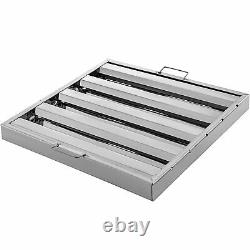 Box of 6 Hood Filter/Grease Baffle 20W X 25H Stainless Steel Commercial Range