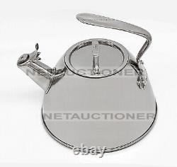 Brand New ALL-CLAD Stainless Steel 2QT Tea Coffee Kettle Commercial Grade