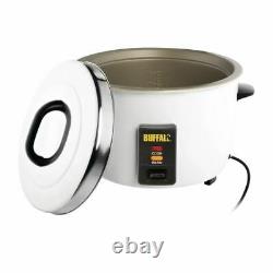Buffalo Commercial Rice Cooker 4Ltr 1.55kW Rice Capacity 10 Ltr