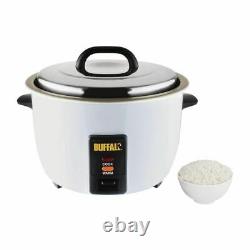 Buffalo Commercial Rice Cooker 4Ltr 1.55kW Rice Capacity 10 Ltr