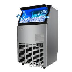 Built-In Portable Stainless Steel Commercial Ice Maker Machine Restaurant Bar