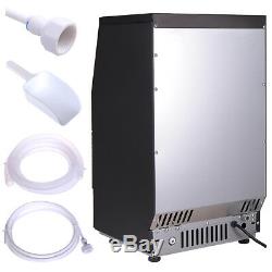 Built-In Stainless Steel Commercial Ice Maker Ice Machine Portable Restaurant