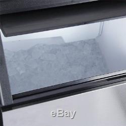 Built-In Stainless Steel Machine Commercial Ice Maker Bar Undercounter Freestand