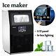 Built-in Commercial Ice Maker Portable Auto Ice Cube Machine Stainless Steel Bar