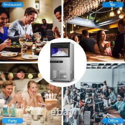 Built-in Ice Maker Machines Commercial Stainless Steel Restaurant Ice Cube Maker