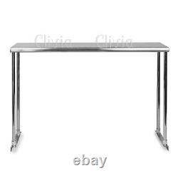 CMI 14 x 36 Commercial Kitchen Stainless Steel Single Overshelf Work Table