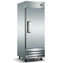 C-1RE 29 Solid Door Commercial Reach-In Refrigerator Stainless Steel