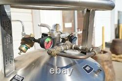 Carbo-Mizer 450 Stainless Steel Commercial Bulk CO2 System Vessel, 48 Gallons