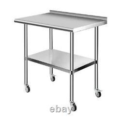 Catering Stainless Steel Table Commercial Home Kitchen Work Table Food Prep Desk