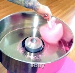 Clevr Large Commercial Cotton Candy Machine Party Candy Floss Maker Blue