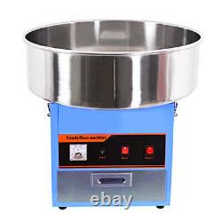Clevr Large Commercial Cotton Candy Machine Party Candy Floss Maker Blue