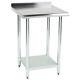Clivia 30 X 30 Stainless Steel Commercial Work Table With 2 Rear Upturn