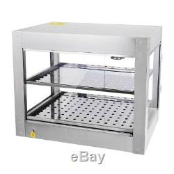 Commercial 24x19x15 inch Pizza Pastry Food Warmer Countertop Display Case