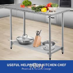 Commercial 24x48 Stainless Steel Prep & Work Table Food Kitchen Restaurant
