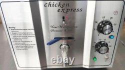 Commercial 3000W Electric 16L Pressure Deep Fryer Food Chips Potato Chicken Oven