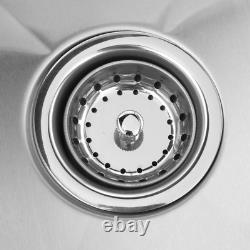 Commercial 37 Three Compartment Bowl Faucet Stainless Steel NSF Drop-In 3 Sink