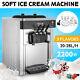 Commercial 3 Flavors Soft Ice Cream Machine Stainless Steel Shops Kitchen 110v