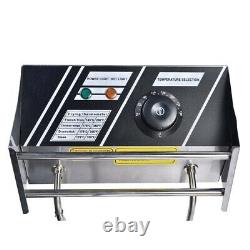 Commercial 5000W 20L Electric Countertop Deep Fryer Stainless Steel Single