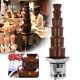 Commercial 6 Tiers Stainless Steel Hot Chocolate Fondue Fountain Party Wedding
