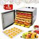 Commercial 6 Tray Stainless Steel Food Dehydrator Fruit Meat Jerky Dryer Usa