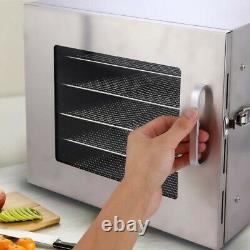 Commercial 6 Tray Stainless Steel Food Dehydrator Fruit Meat Jerky Dryer USA