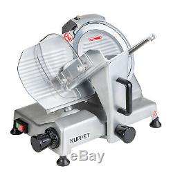 Commercial 8 Blade Electric Meat Slicer 240W 550RMP Home Deli Stainless Steel