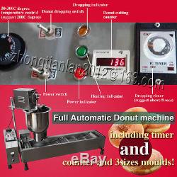 Commercial Automatic Donut Maker Machine With 3 free Stainless Steel Mold