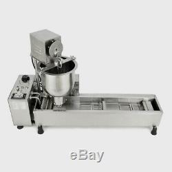 Commercial Automatic Donut Maker Making Machine Wide Oil Tank, Free 3 Sets Mold