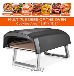 Commercial Chef Gas Pizza Oven Outdoor Pizza Oven Propane with Kit