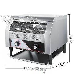 Commercial Conveyor Toaster 150Pcs/H Electric Conveyor Toaster Stainless Steel