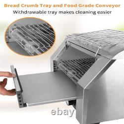 Commercial Conveyor Toaster 300PCS/H Electric Conveyor Toaster Stainless Steel