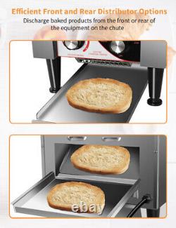 Commercial Conveyor Toaster 300Pcs/H Electric Conveyor Toaster Stainless Steel