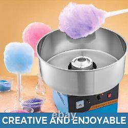 Commercial Cotton Candy Machine Sugar Floss Maker Party Carnival Electric Blue
