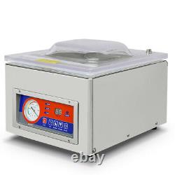Commercial Digital Vacuum Packing Sealing Machine Sealer 120W Chamber Fresh 110V