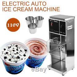Commercial Electric Auto Ice Cream Machine Blizzard Maker Shaker Blender Mixer