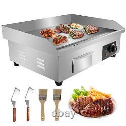 Commercial Electric Griddle Flat Top Grill 22 Hot Plate BBQ 3KW Countertop