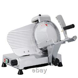 Commercial Electric Meat Slicer Stainless Steel 10'' Blade 240w Bread Food Cutte