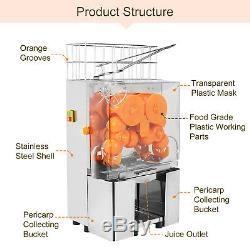 Commercial Electric Orange Squeezer Juice Extractor Lime Citrus Squeezer